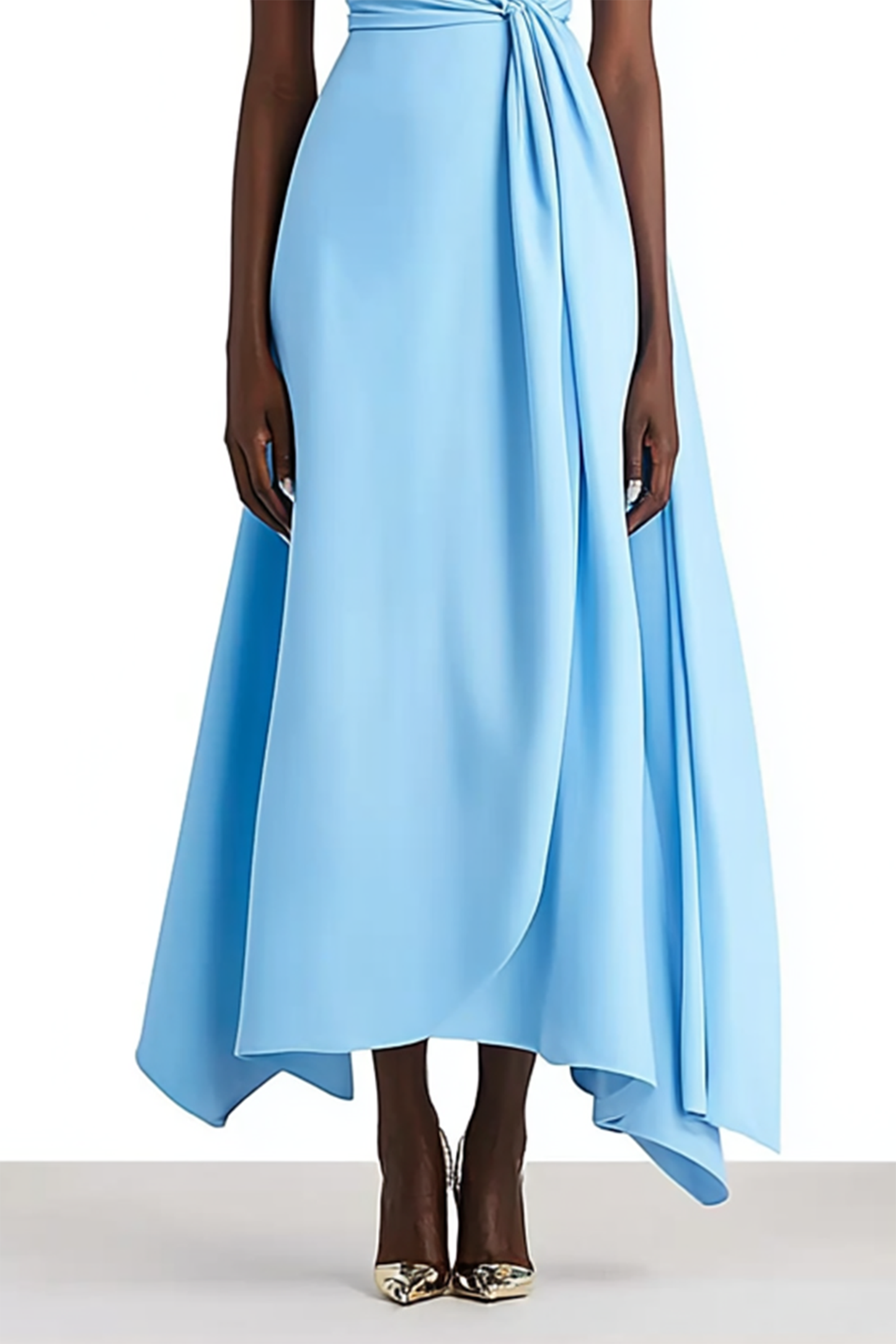 Women's Party Dresses Cocktail Maxi Light Blue Sleeveless Dresses