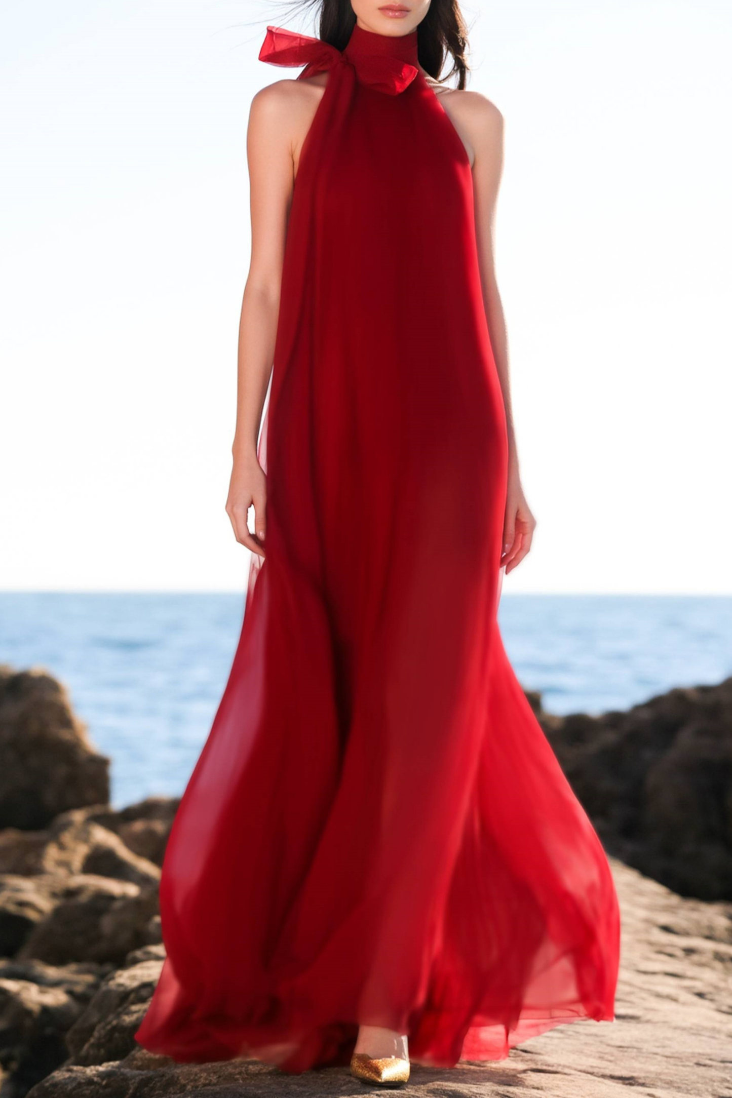 [Copy]Prom ​Party Dress Purple One Shoulder Layer Ruched Floor-Length Dress