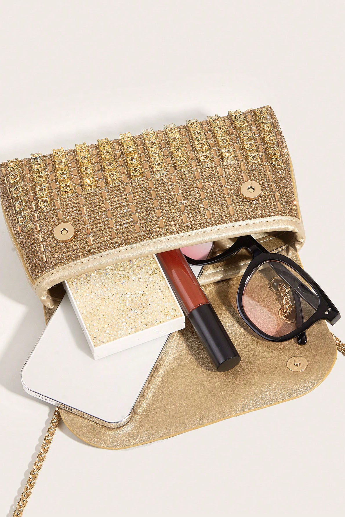 Women's Crossbody/One-Shoulder Evening Bag Diamond Inlaid Banquet Bag