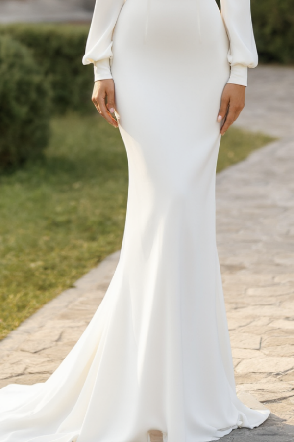 Evening Mermaid Dress White V Neck Sequin Maxi Dress