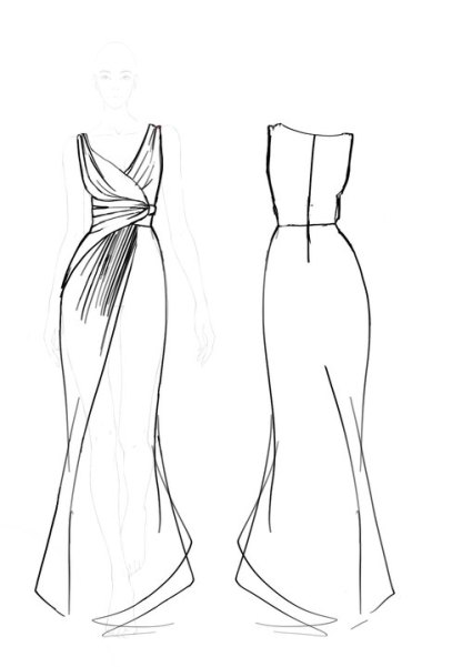 Deep V Formal Dress Green Pleating Maxi Dress