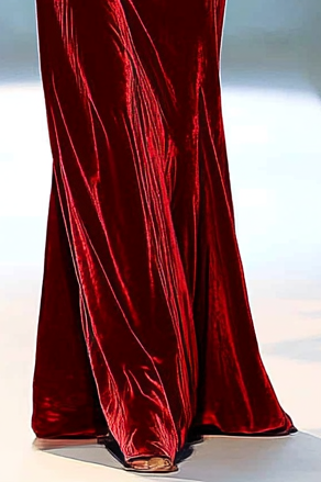 Formal Wedding Party Work Elegant Velvet Wrinkles Maxi Dress