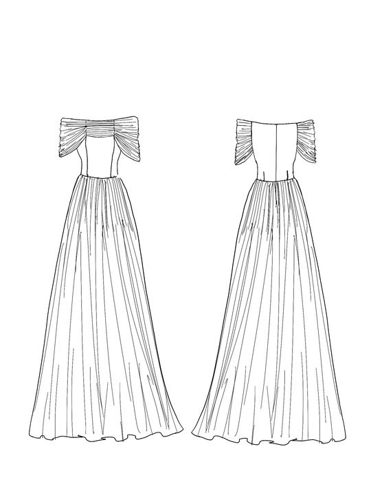 Formal Work Party Gray Blue Sequins Off Shoulder Maxi Dress