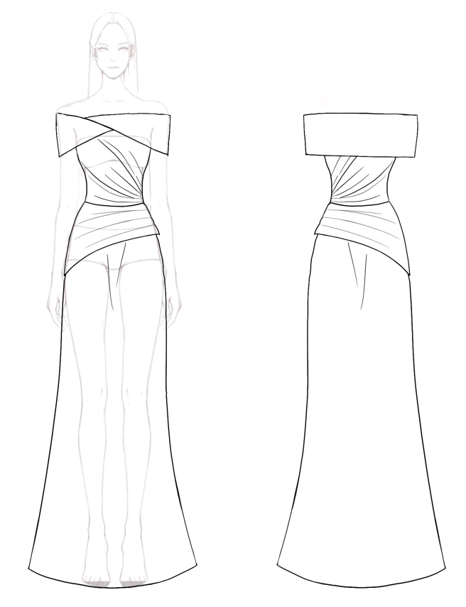 Evening Formal Dress Pleated Off-shoulder Elegant Maxi dress Mother of the Bride Dress