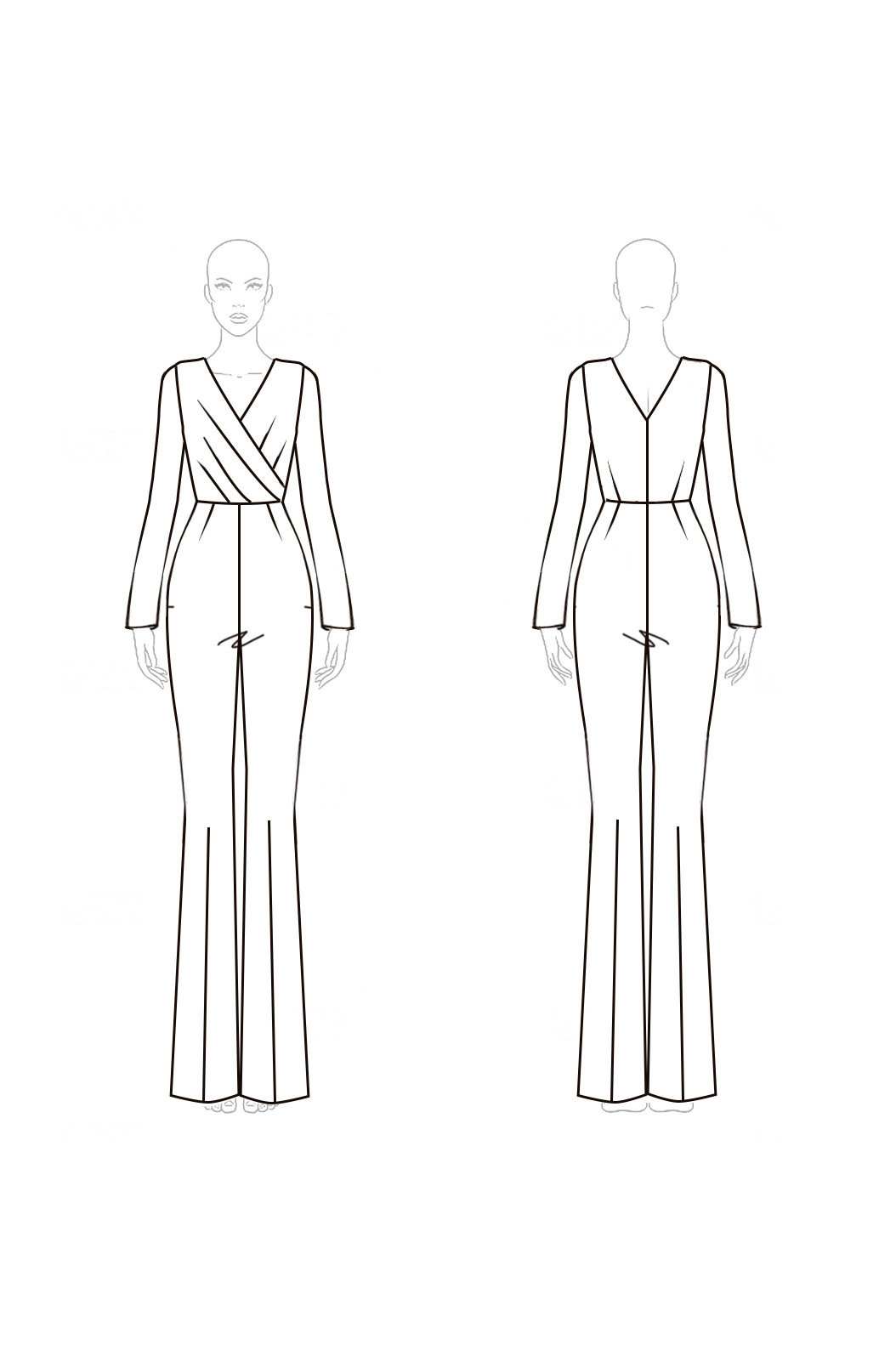 Holiday  Sequin Jumpsuit Long Sleeve Party Red Jumpsuit