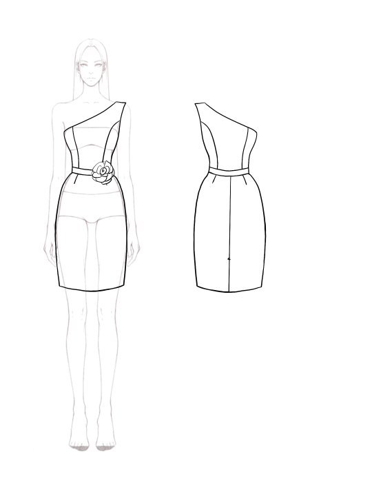 Cocktail Party Dress Off-shoulder Rhinestone Flower Midi Dress