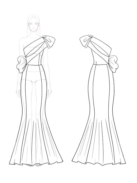 Green Formal Gown Off Shoulder Mermaid Maxi Dress