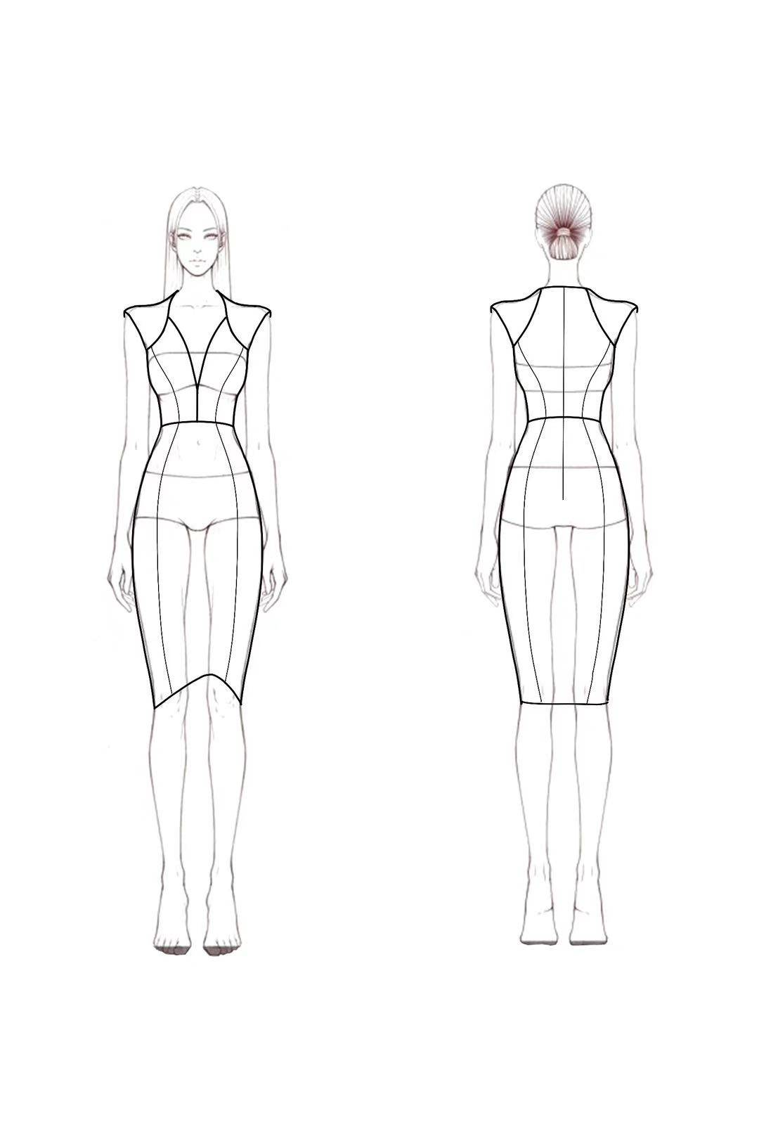  Cocktail Party Dress White Deep V Fitted Knee-length Dress