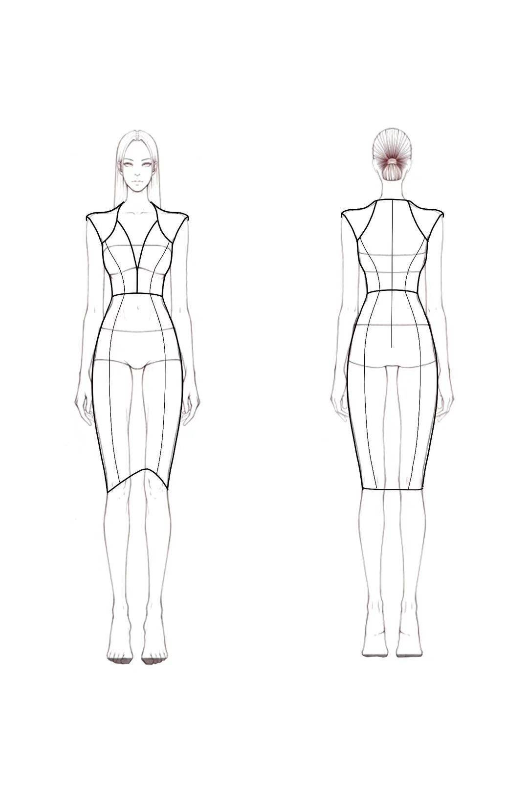 Cocktail Party Dress White Deep V Fitted Knee-length Dress