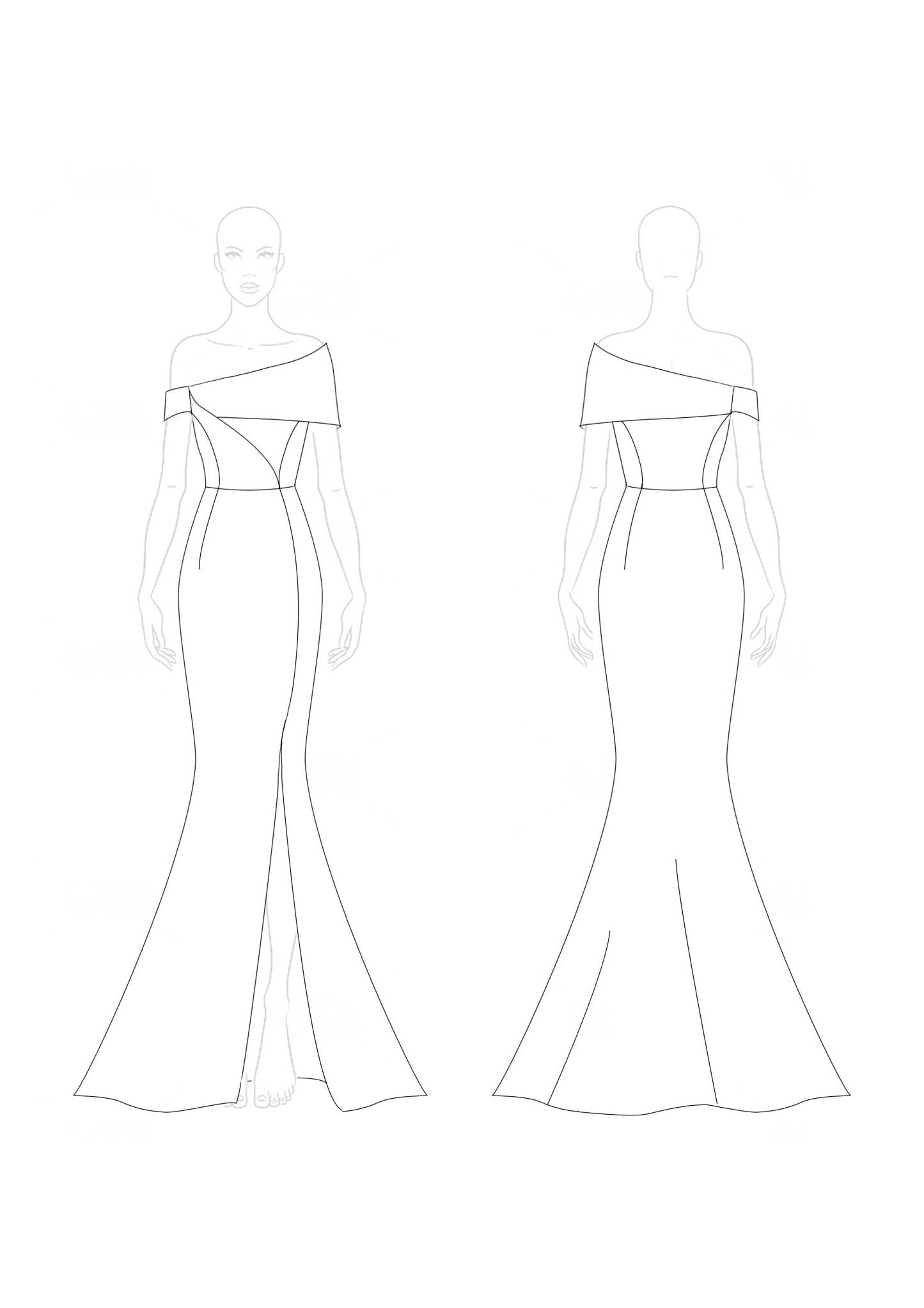 Formal Evening Red Dress One Shoulder Split Floor Length Dress