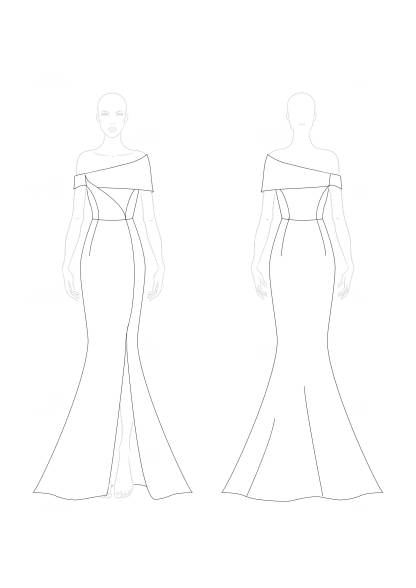 Formal Evening Red Dress One Shoulder Split Floor Length Dress