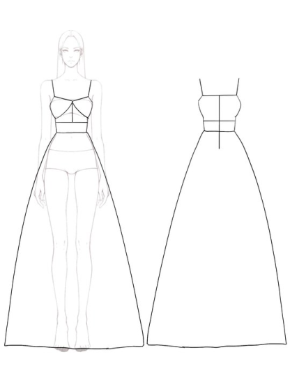 Prom Party Slip Dress Grey Blue Pleated Mesh Maxi Dress