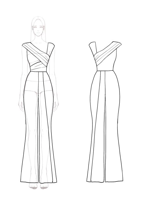 Party Daily Color Block Jumpsuit Asymmetrical Neck Sleeveless Flared Pants