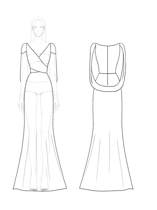 Prom Formal Gold Gown V-Neck Beaded Drop Maxi Dress