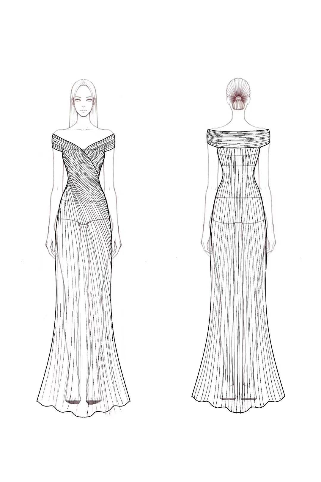 Prom Party Gold Gown V-Neck Off-Shoulder Maxi Dress