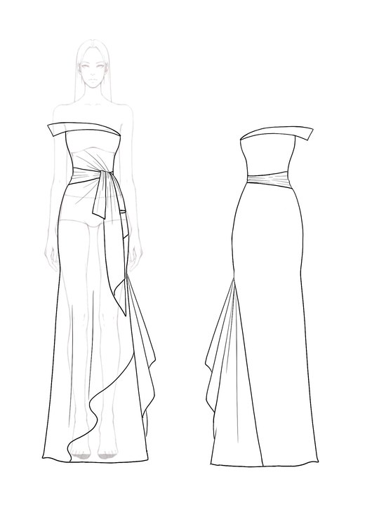 Cocktail Party Pleated Dress Sleeveless Black White Ruffle Maxi Dress