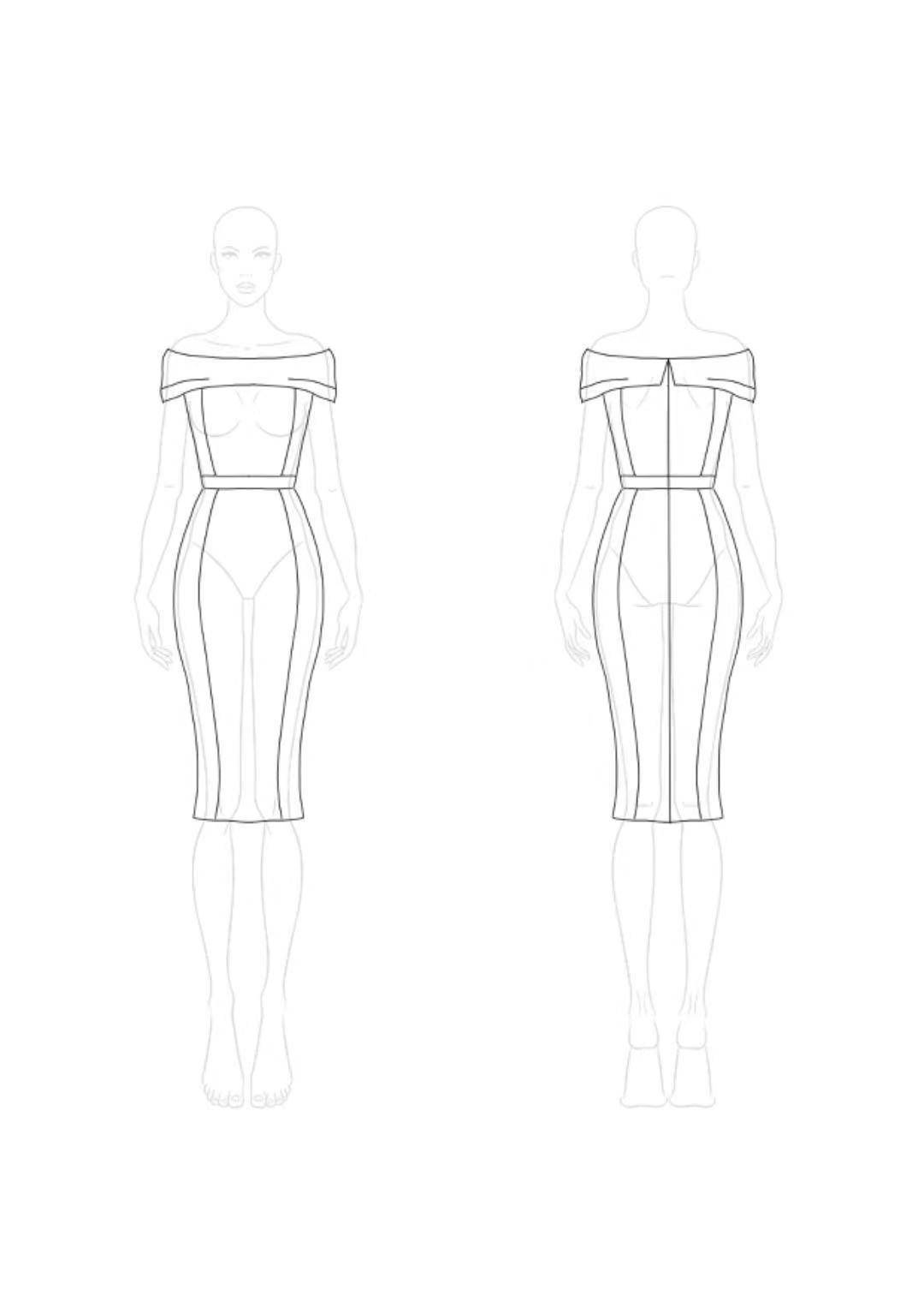 Party Dress White Off-Shoulder Fitted Knee-Length Dress