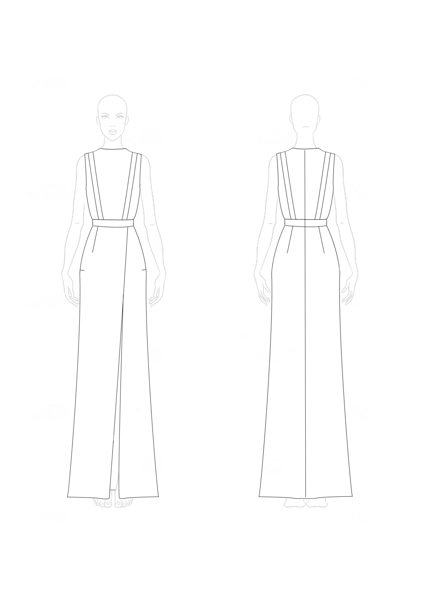 Semi-Formal Party Dress Beige Sleeveless Pocketed Side Slit Maxi Dress
