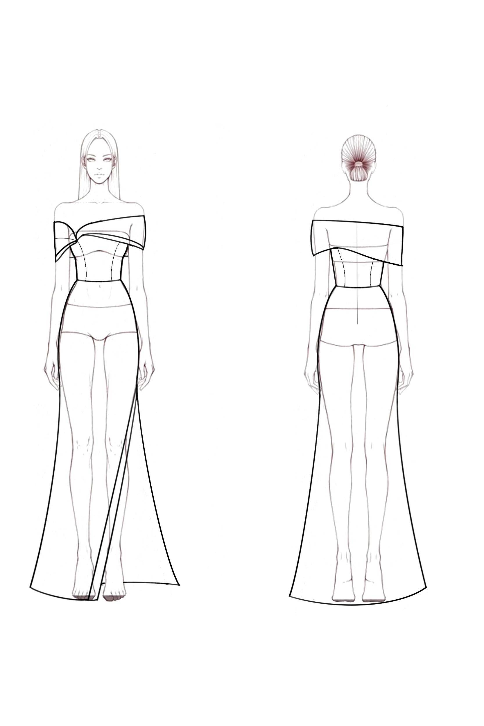 Prom Evening Dress Black and White Off Shoulder High Slit Maxi Dress