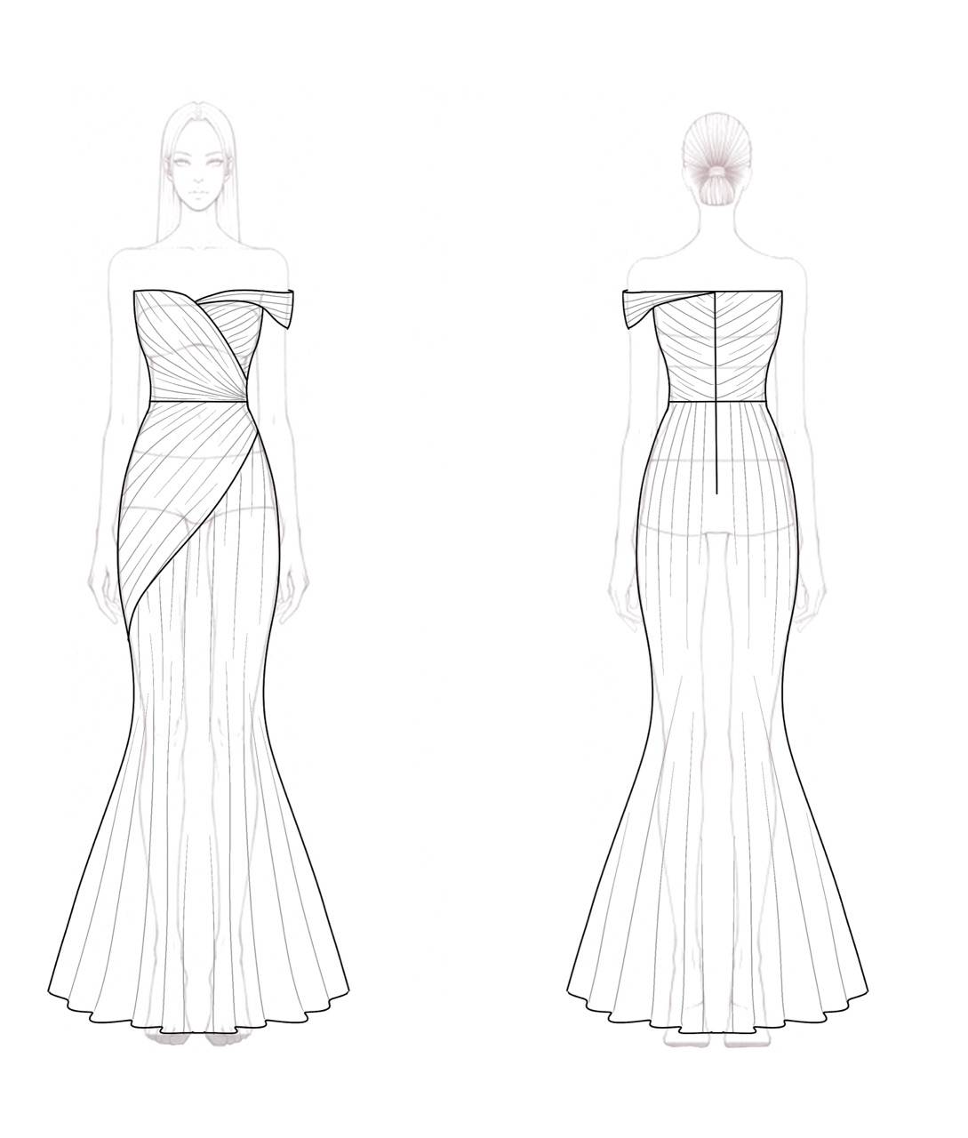 Evening Dress Silver Metallic Pleated One-Shoulder Slit Maxi Dress