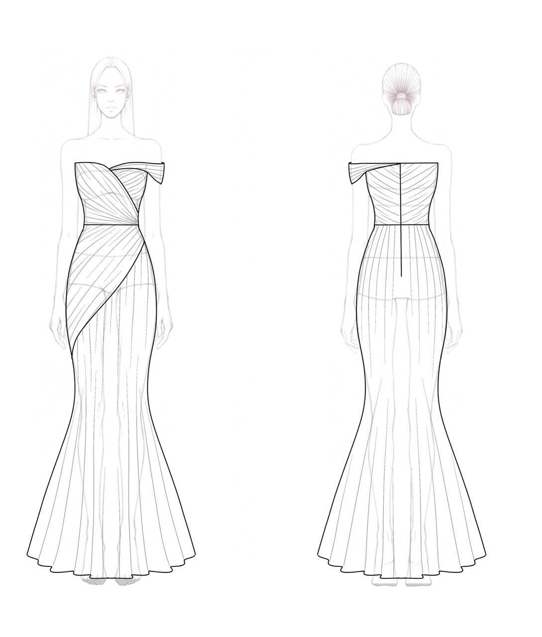 Evening Dress Silver Metallic Pleated One-Shoulder Slit Maxi Dress