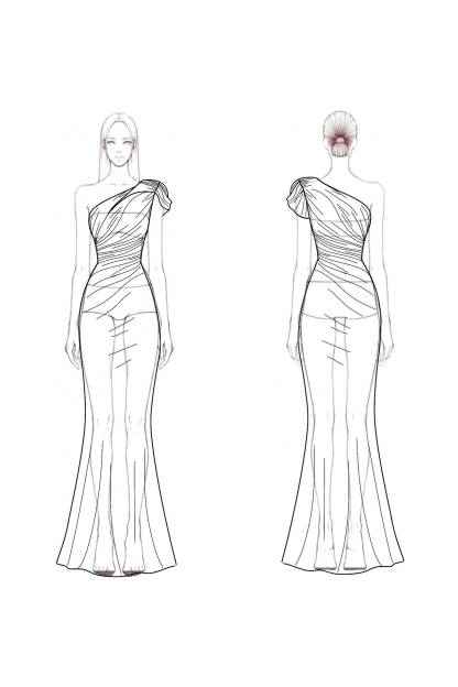 Formal Party Satin Dress Purple One-Shoulder Pleated Maxi Gown