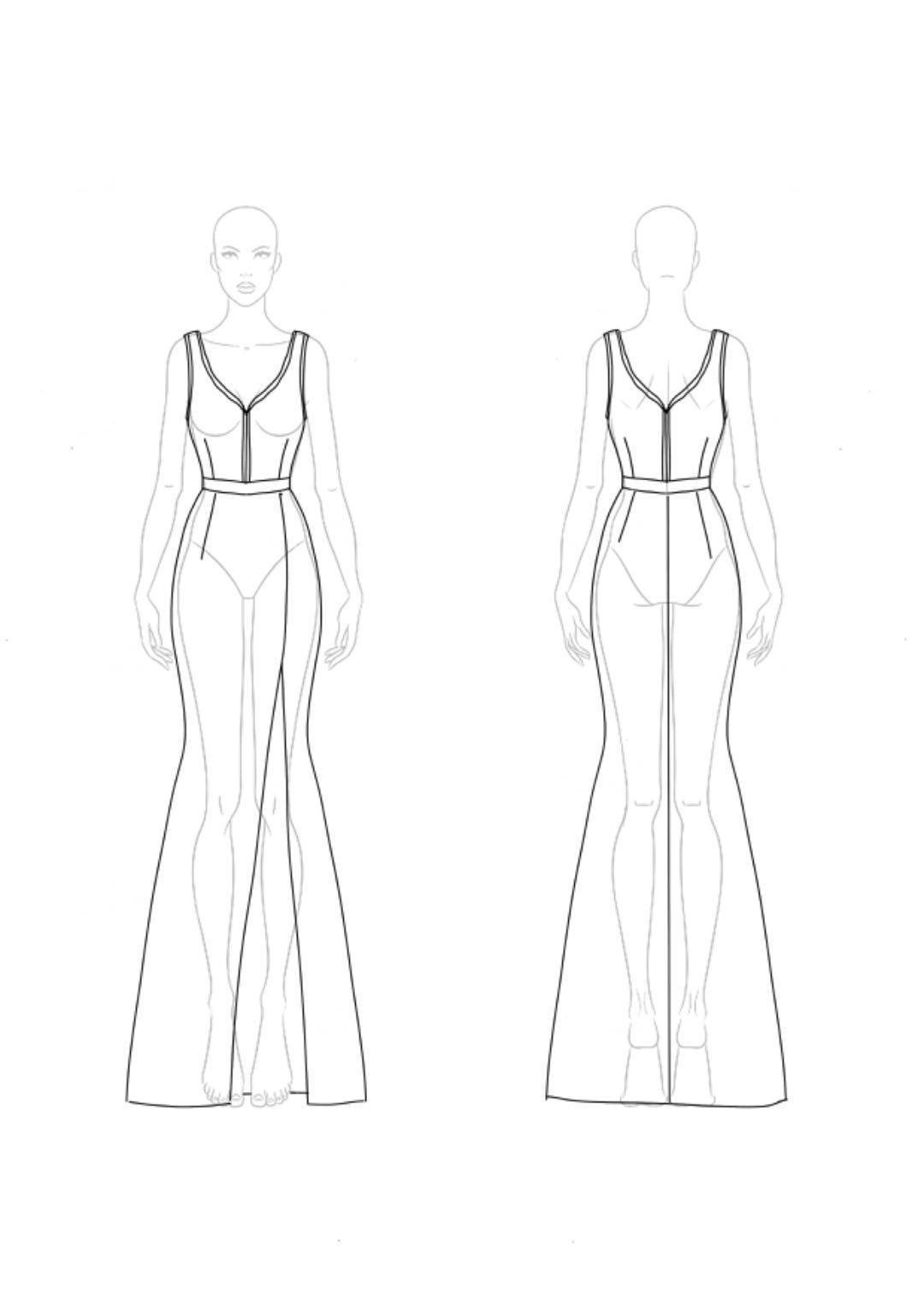 Party Lace Dress V-neck Sleeveless Black Side Slit Floor-Length Dress