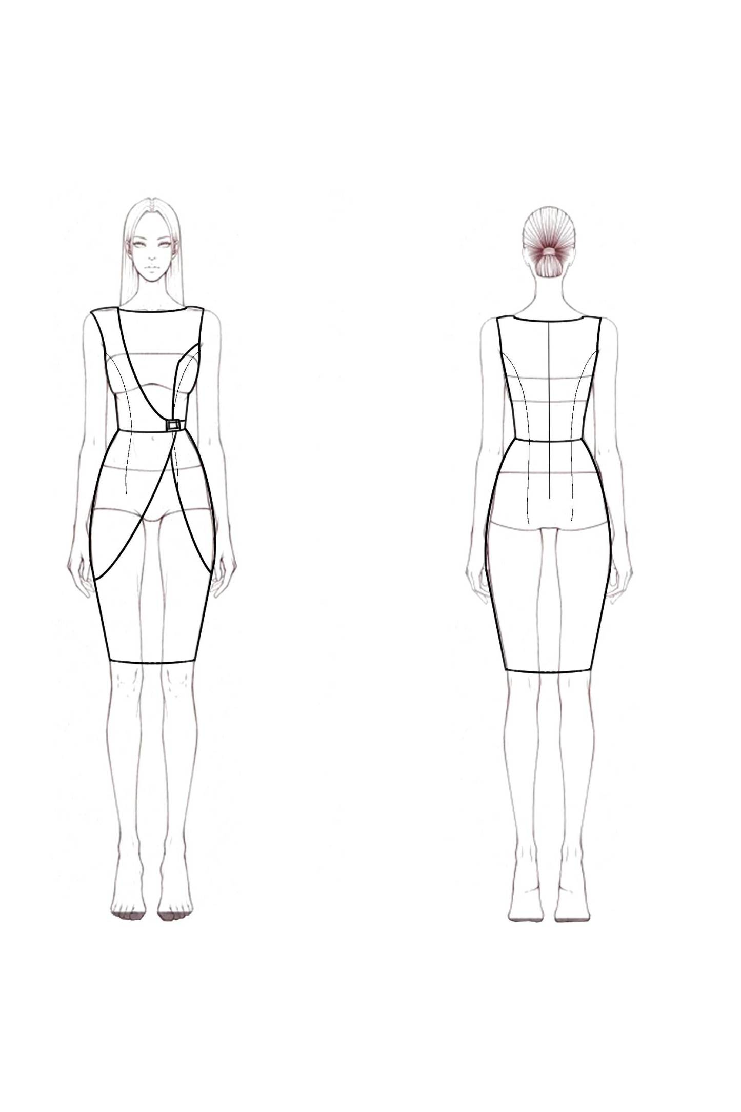 Work Semi Formal Dress Green Sleeveless Metal Button Waist Knee Length