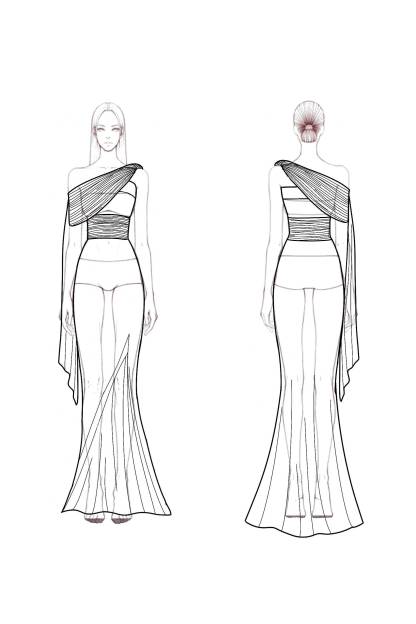 Formal Evening Dress Light Blue One Shoulder Draped Slit Floor Dress