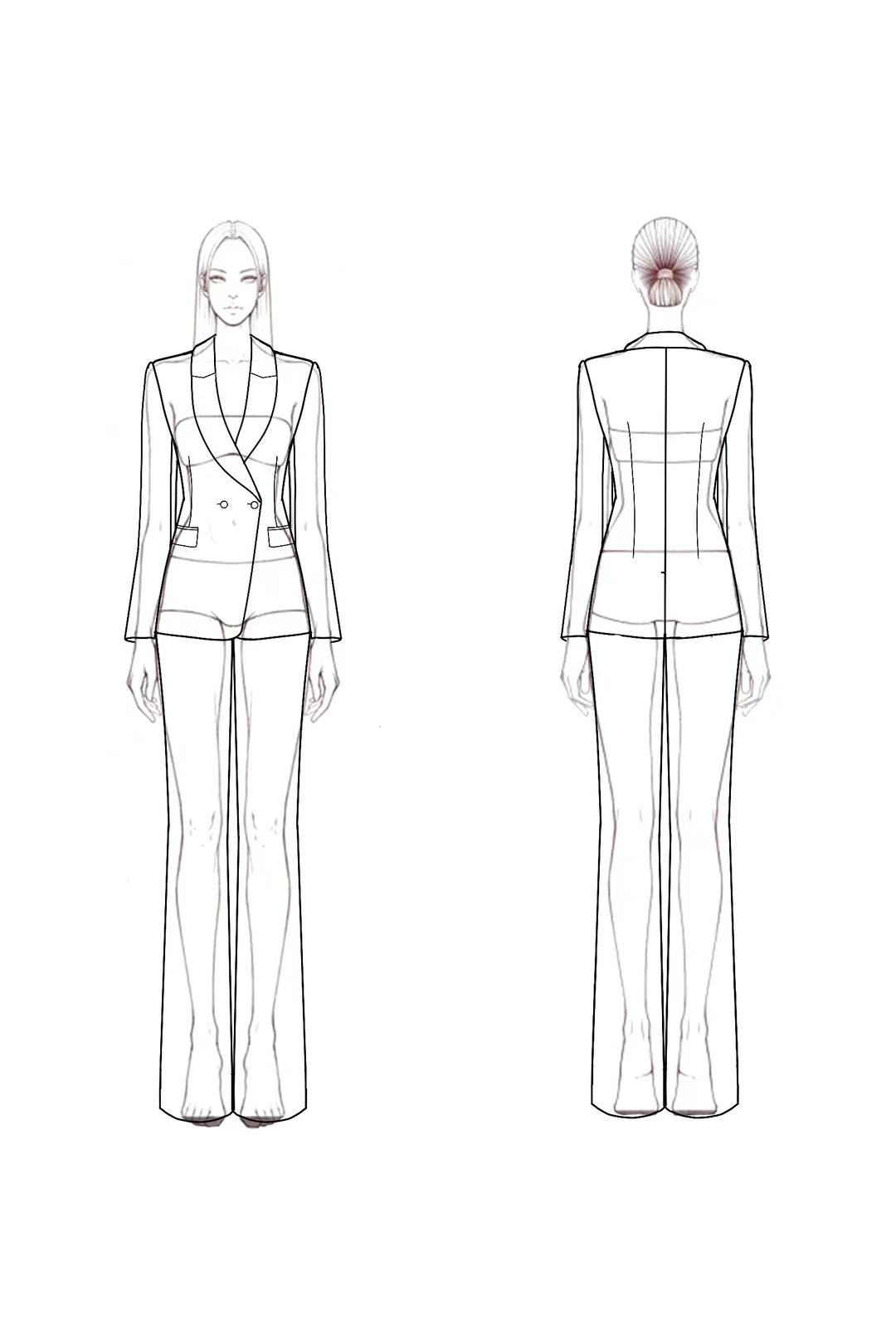 Work Formal Pants Suit Sage Green Long Sleeve Blazer Set