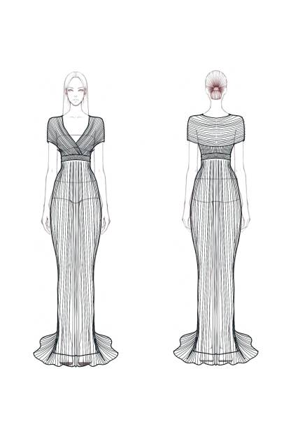 Evening Formal Gown Champagne Sequin Cross Neck Floor-Length Dress