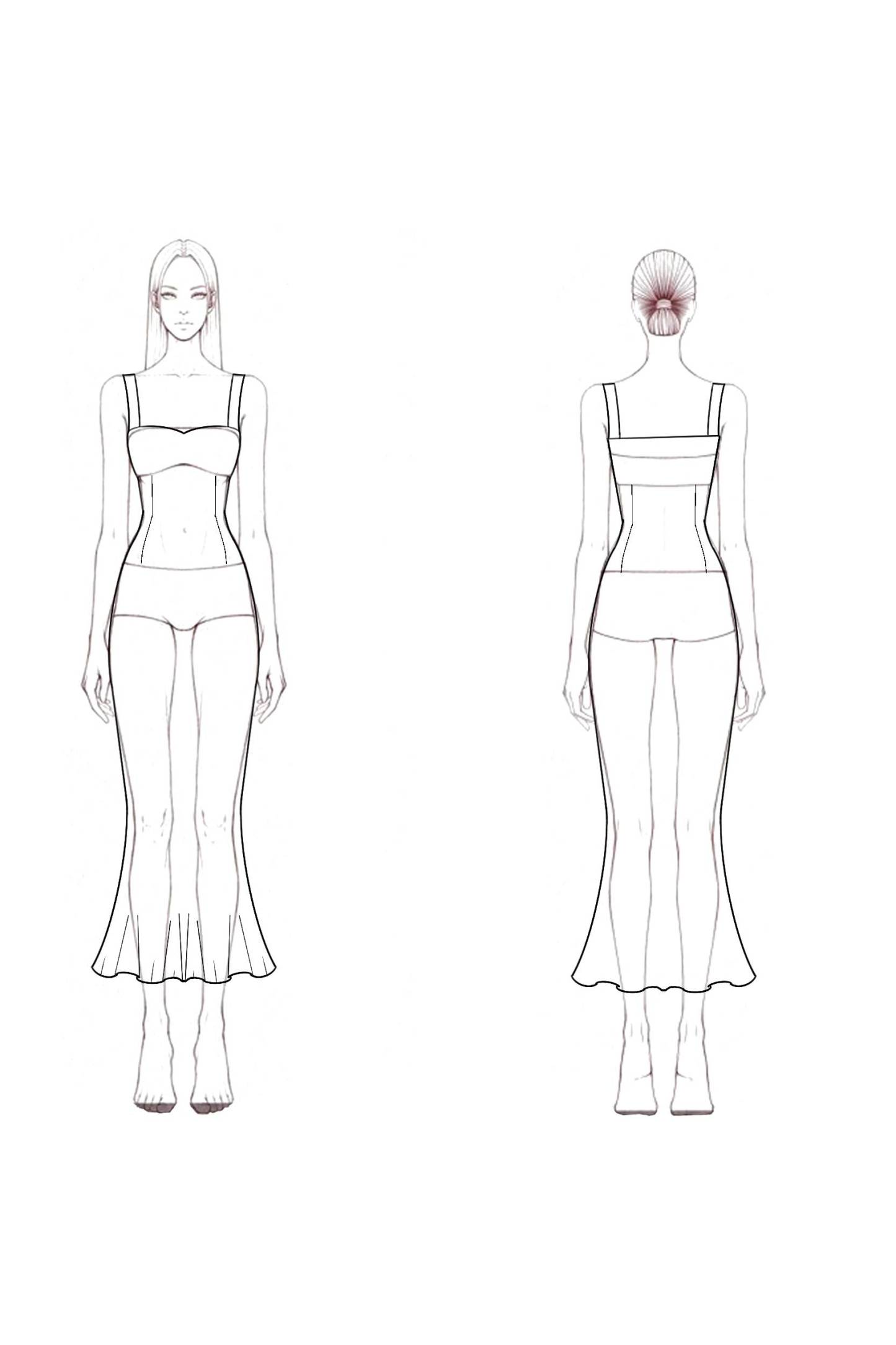 Cocktail Party Dress Red Spaghetti Strap Square Neck Midi Dress