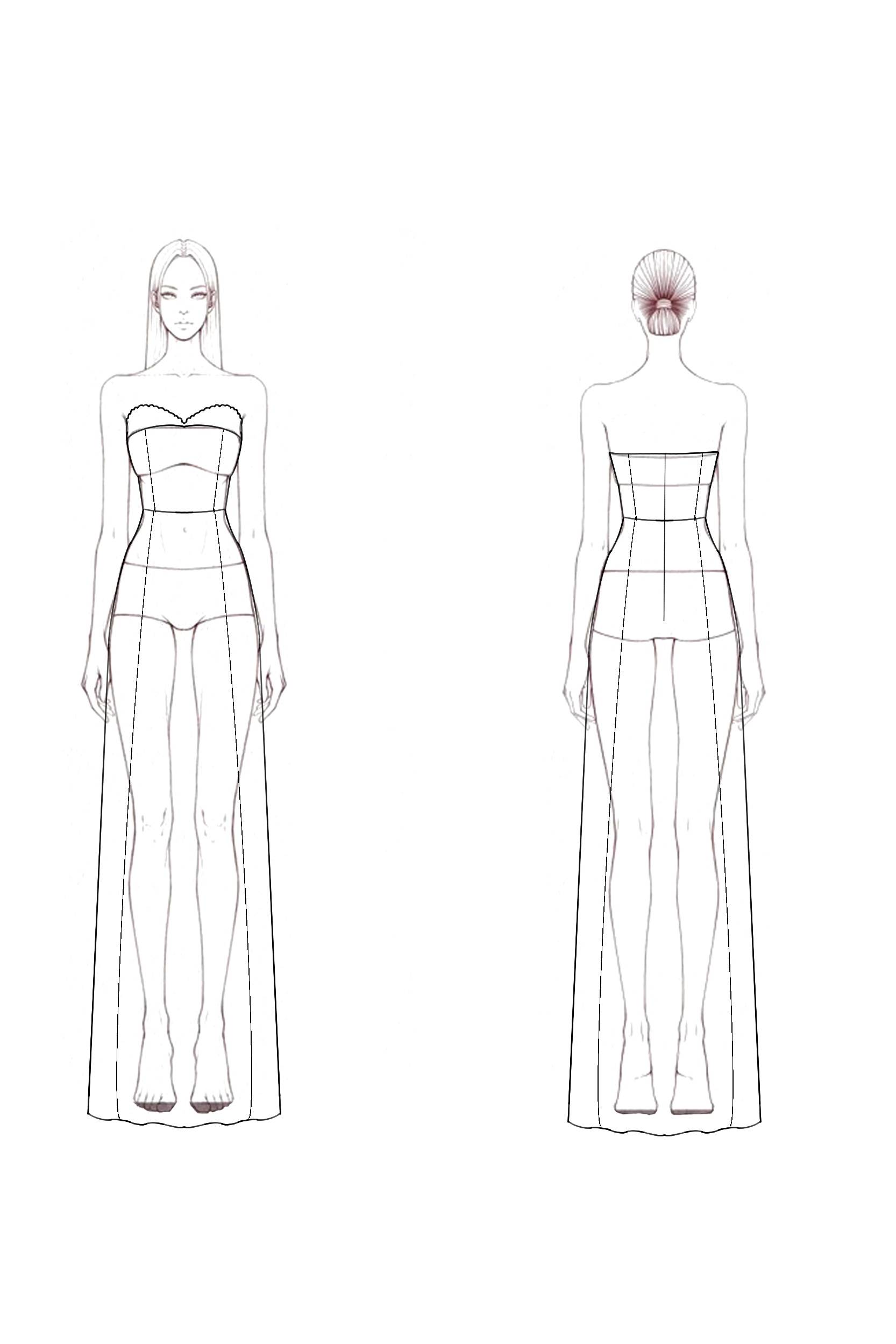 Formal Evening Dress Yellow Strapless Floor-Length Dress