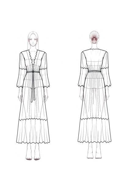 Casual Vacation Dress White Lace Deep V Tie Midi Dress