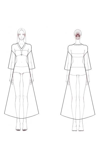 Casual Vacation Linen Dress Green V-Neck Breathable Midi Dress