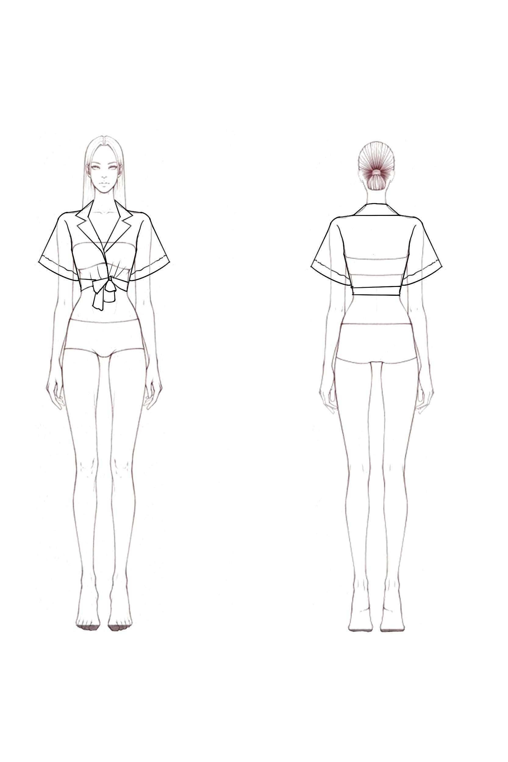 Casual Daily Top Green Linen Collared Short-Sleeve Crop Shirt