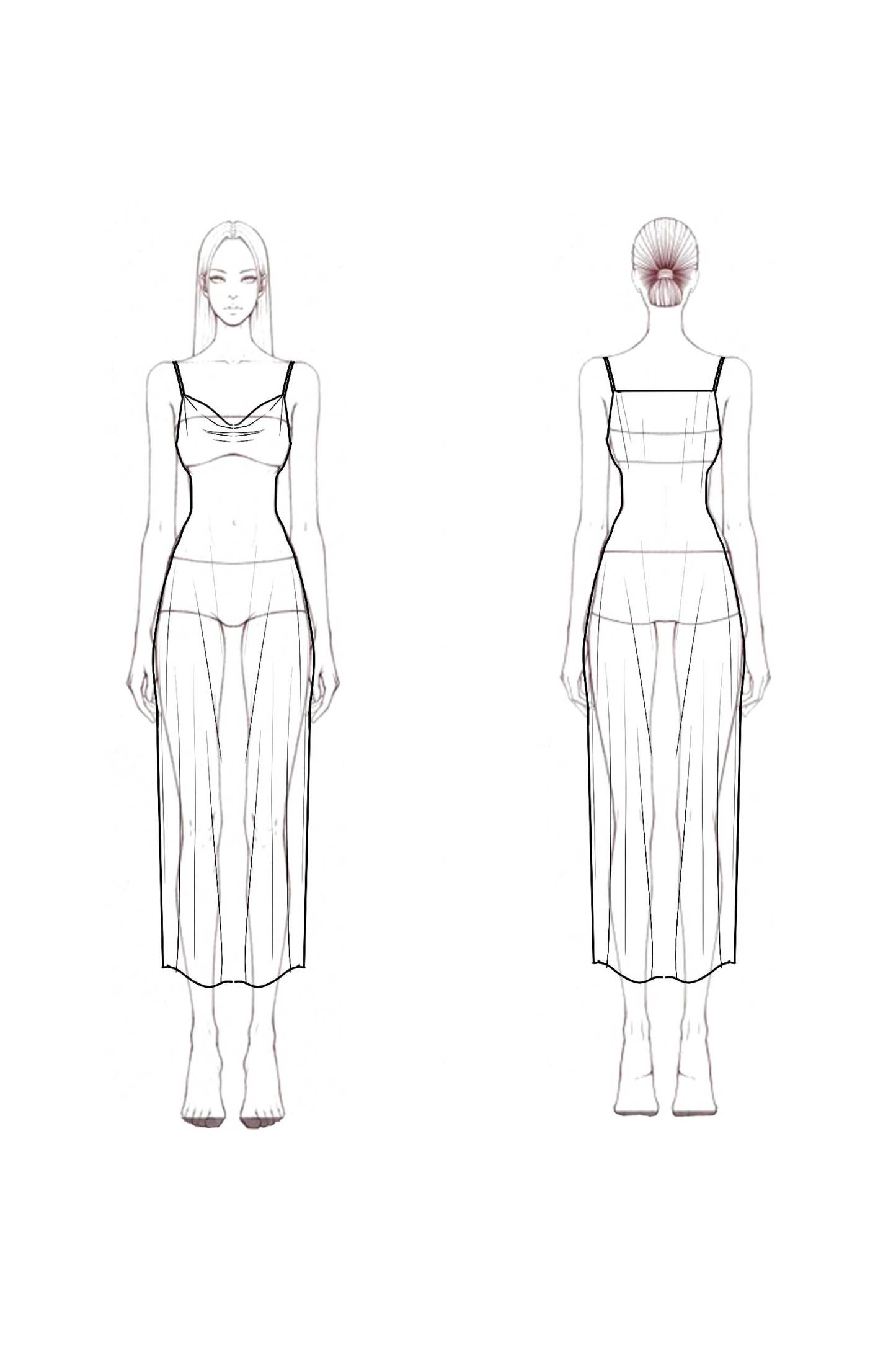 ​Cocktail Party​ Satin Dress Burgundy Spaghetti strap Maxi Dress