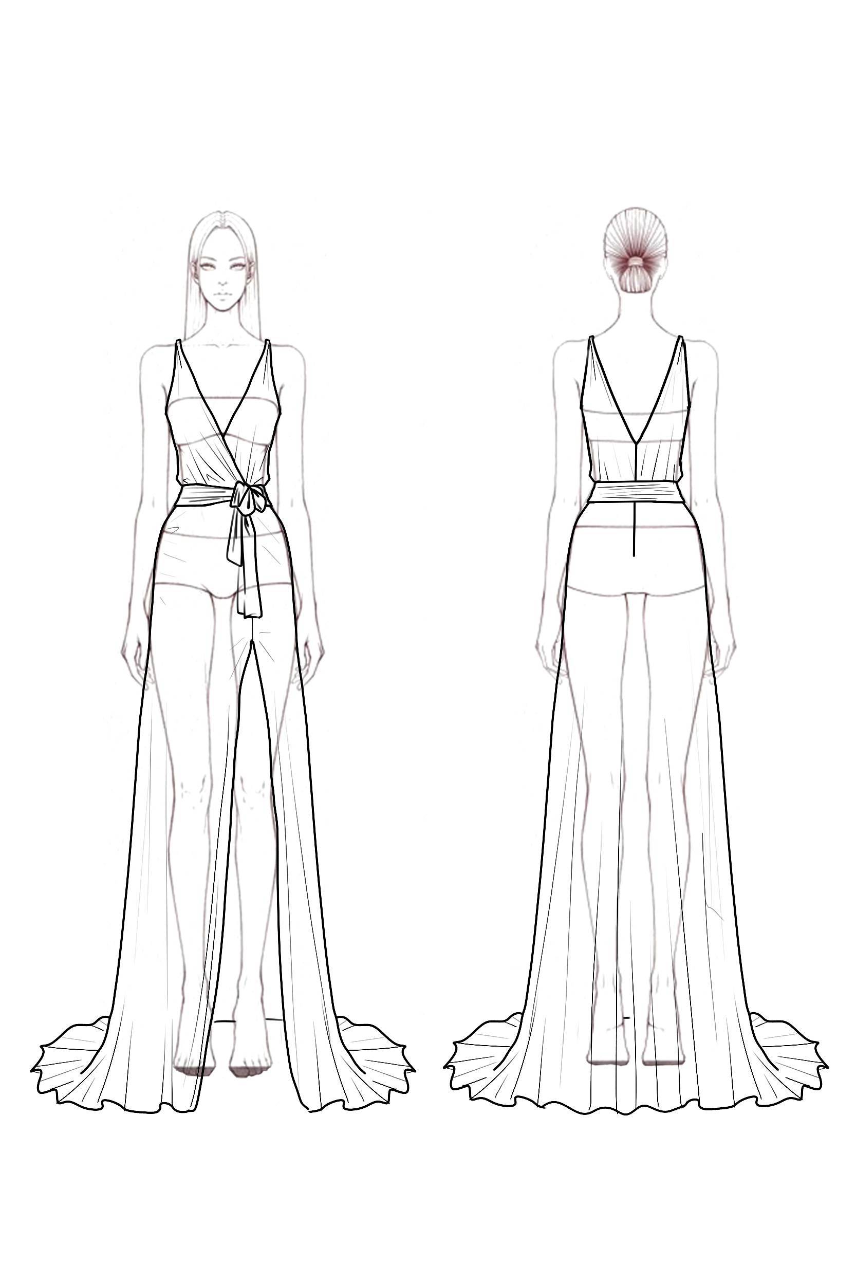 Formal​ ​Wedding Guest Satin Dress Champagne V Neck Split Maxi Dress