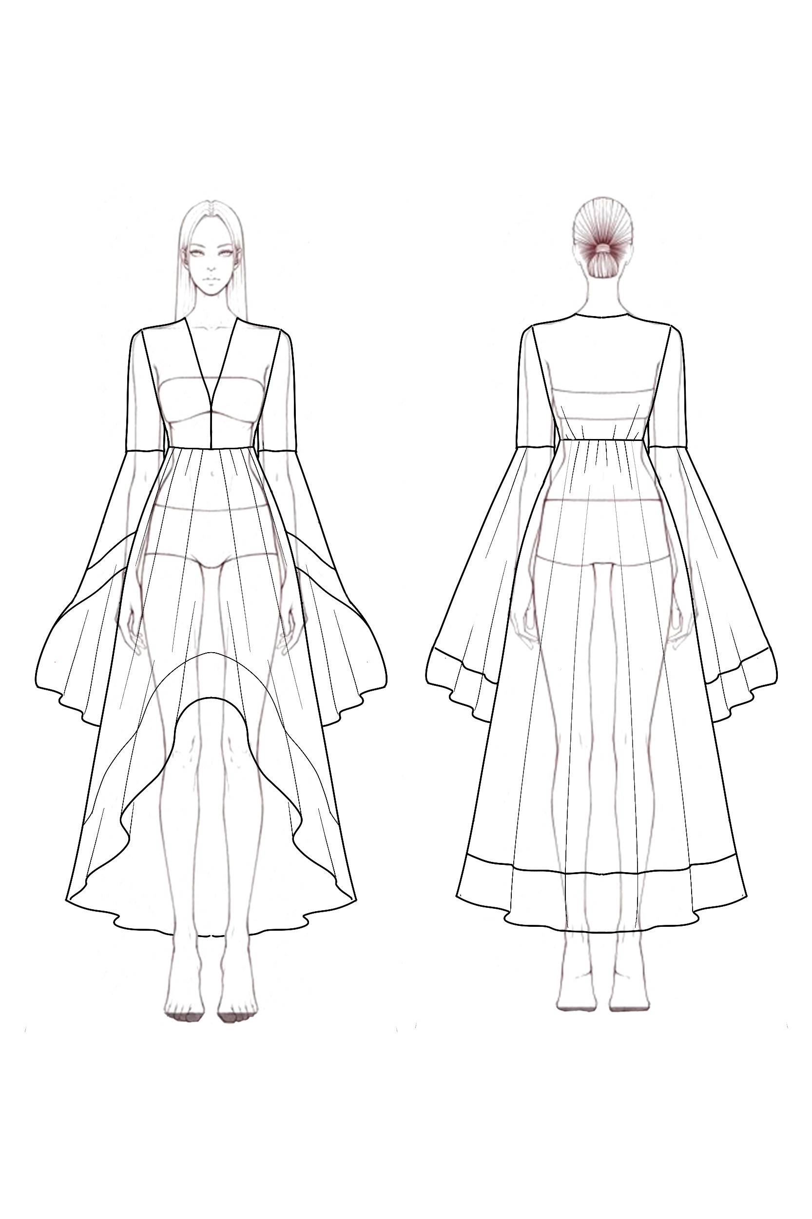 Bohemian Beach Swing Dress White Long Sleeve Plus High Low Maxi Dress