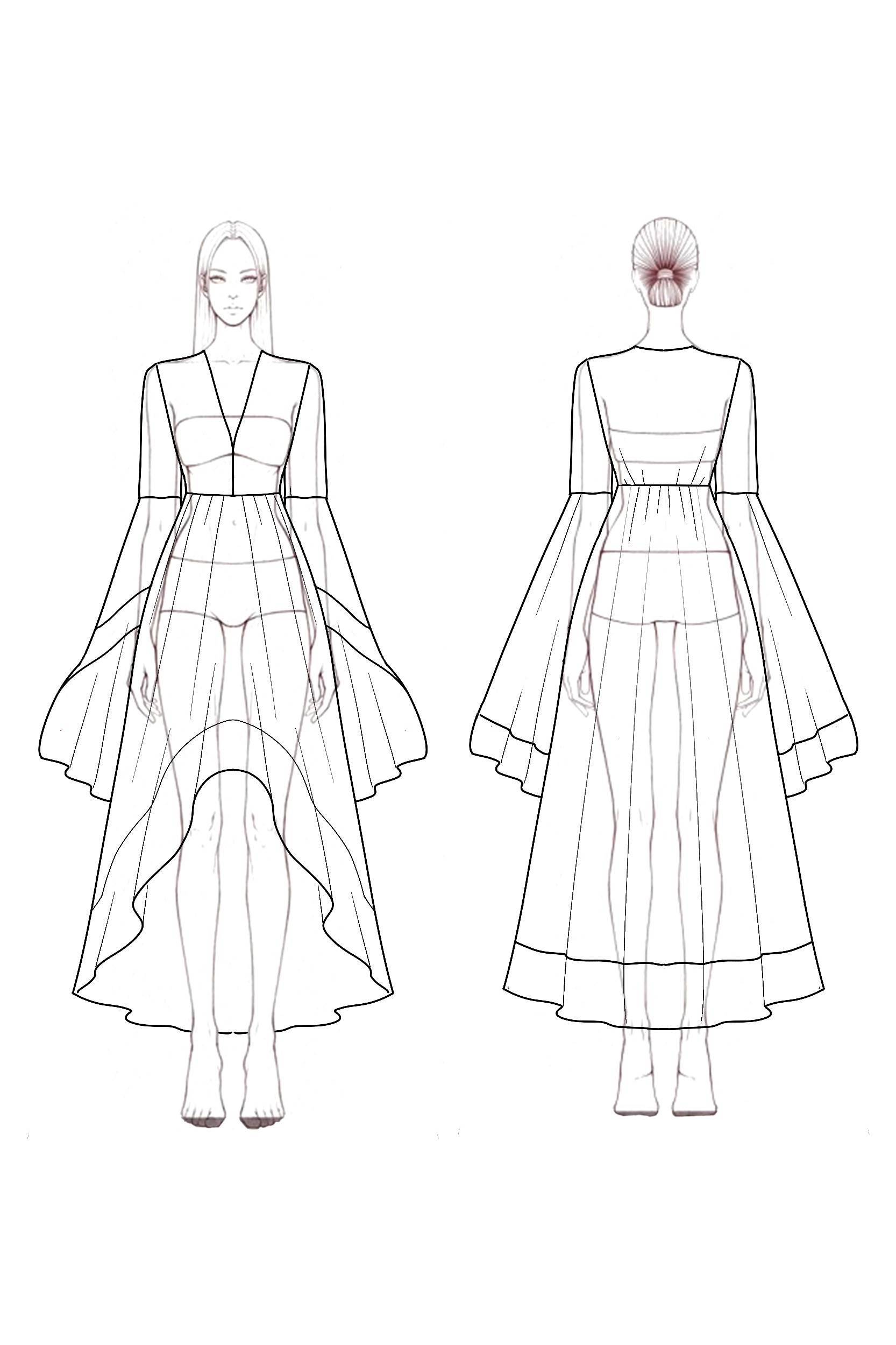 Bohemian Beach Swing Dress White Long Sleeve Plus High Low Maxi Dress
