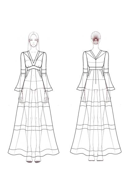 Bohemian Holiday Lace Dress White 3/4 Length Sleeve Maxi Dress