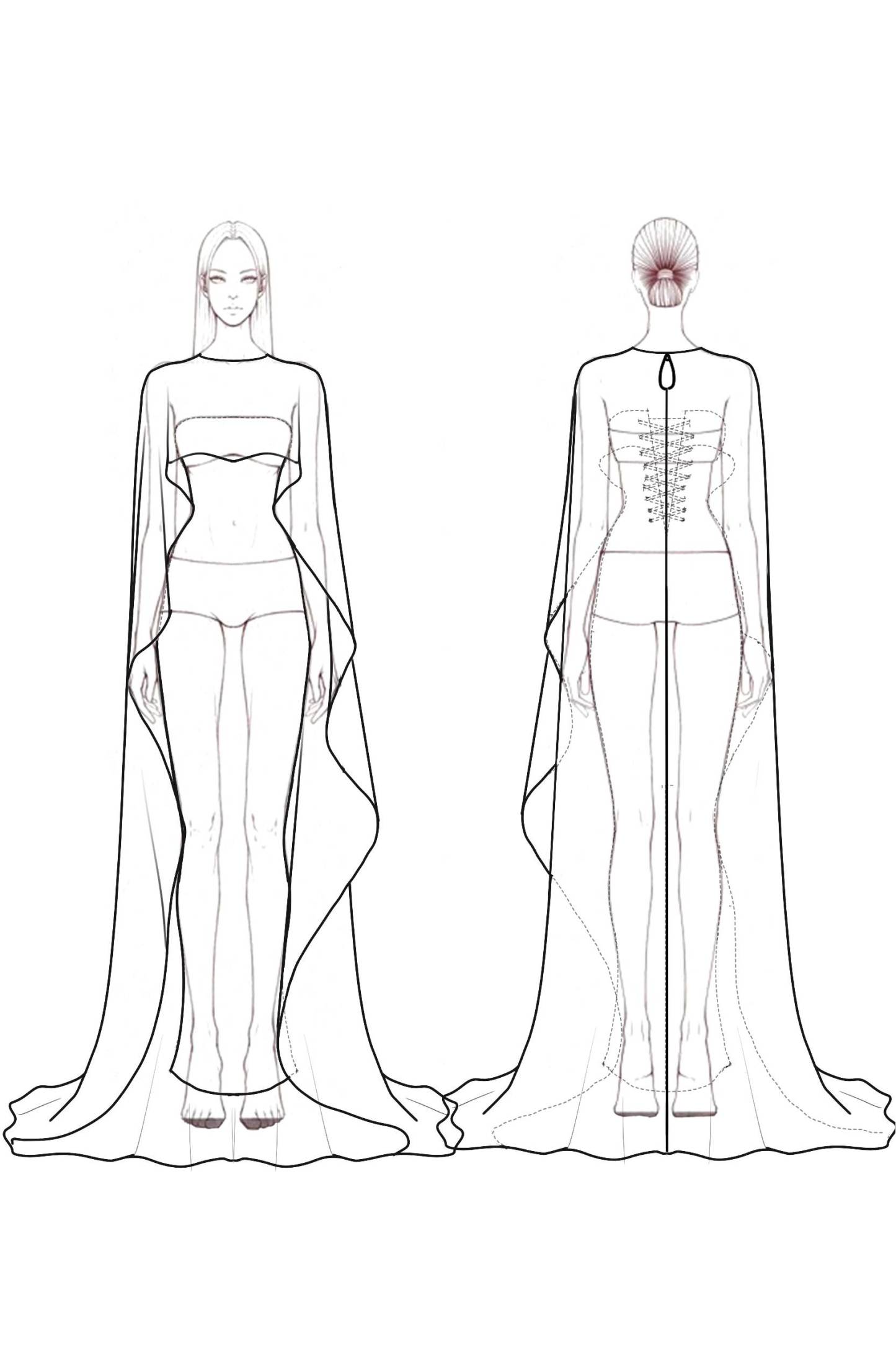 Evening Formal Outfit Sets Dress​​ Black White Crew Neck Sheath Maxi Dress