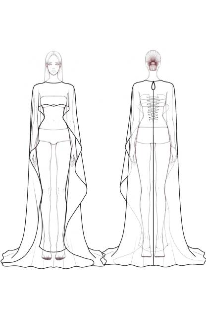 Evening Formal Outfit Sets Dress​​ Black White Crew Neck Sheath Maxi Dress