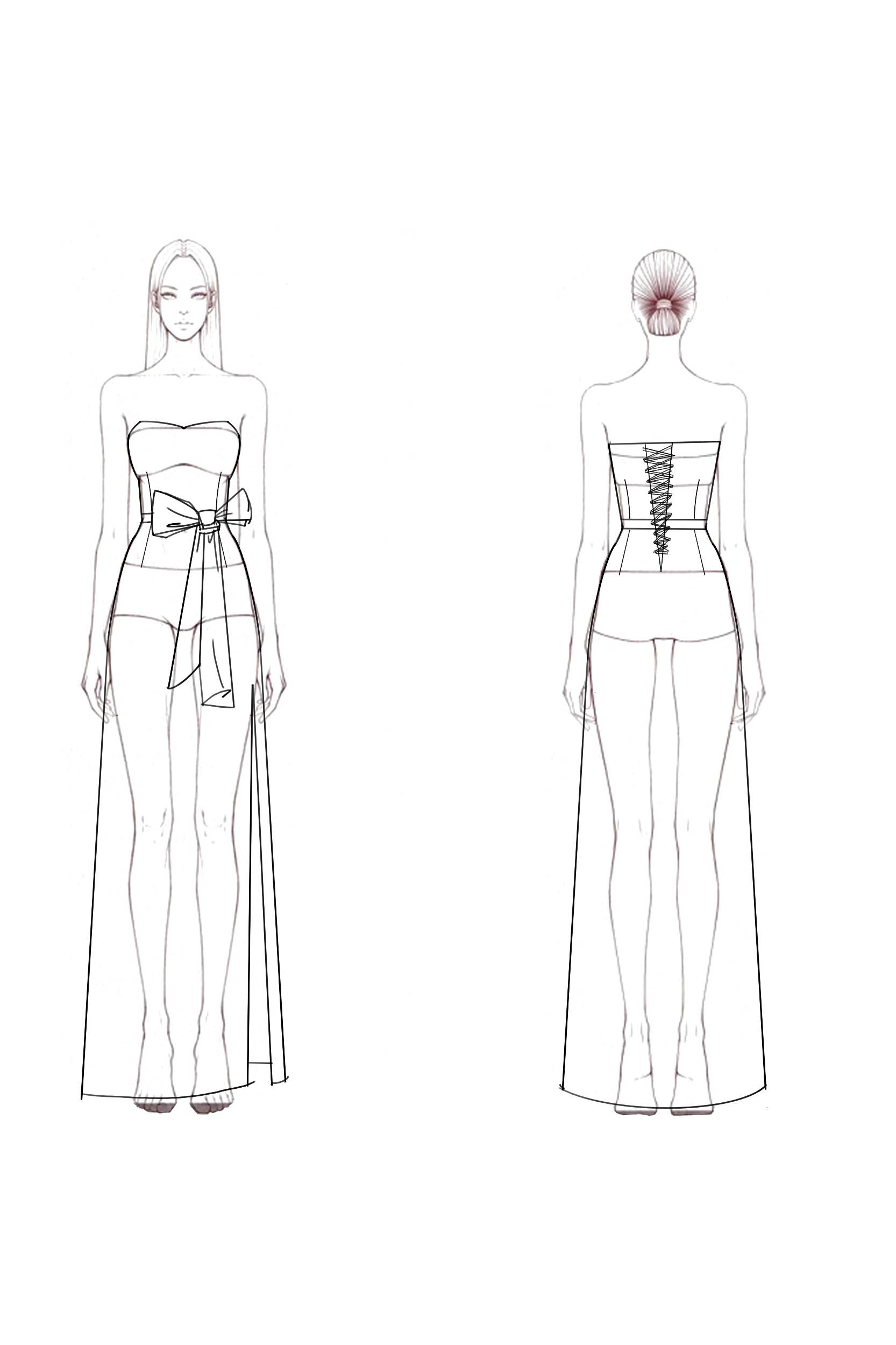 Party Dress​​ Black Bow Strapless Maxi Dress