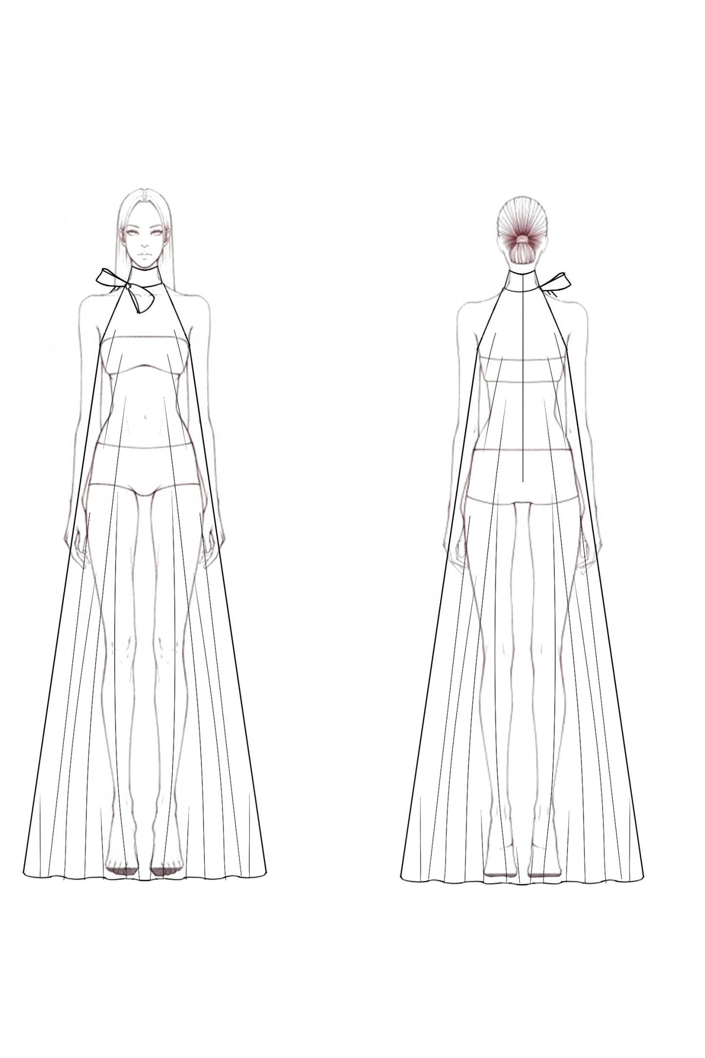 ​Party Vacation Swing Dress Red Stand Collar Maxi Dress