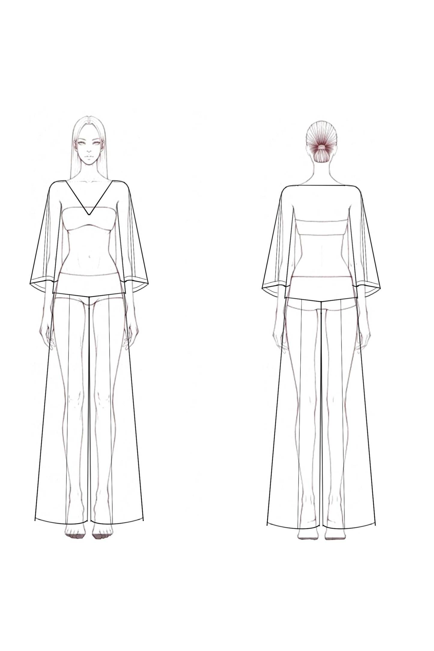 Casual Set Beige V Neck Long Sleeve Wide-Leg Pants Set 