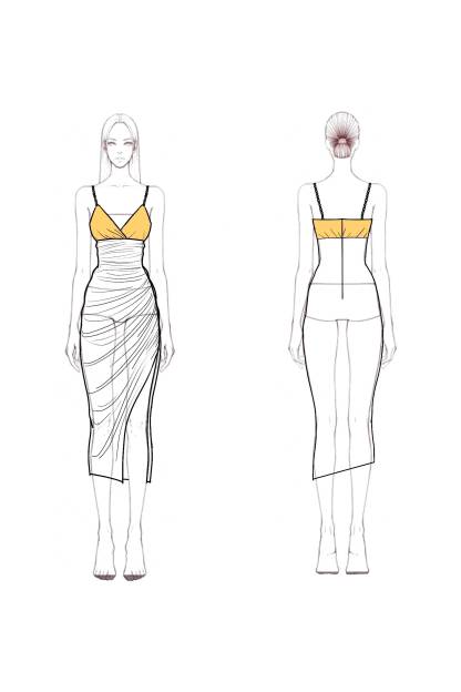 ​Homecoming​ Party Dress​​ Golden Spaghetti Strap Sequin Knee Dress