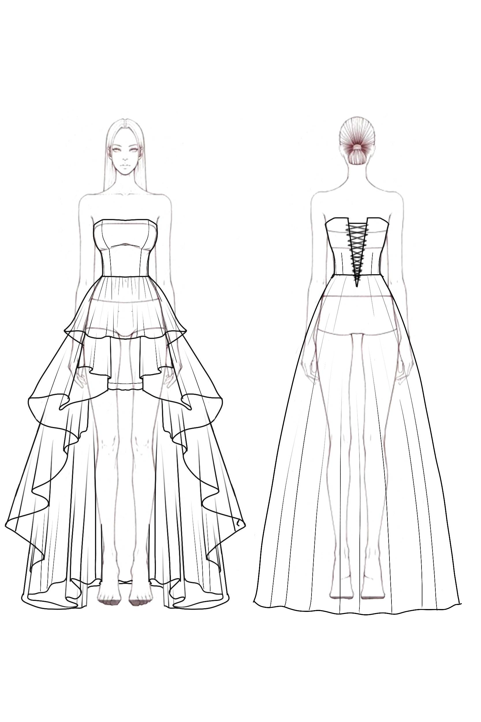 Homecoming Party Satin Dress​​ White Strapless Plus High Low Mini Dress