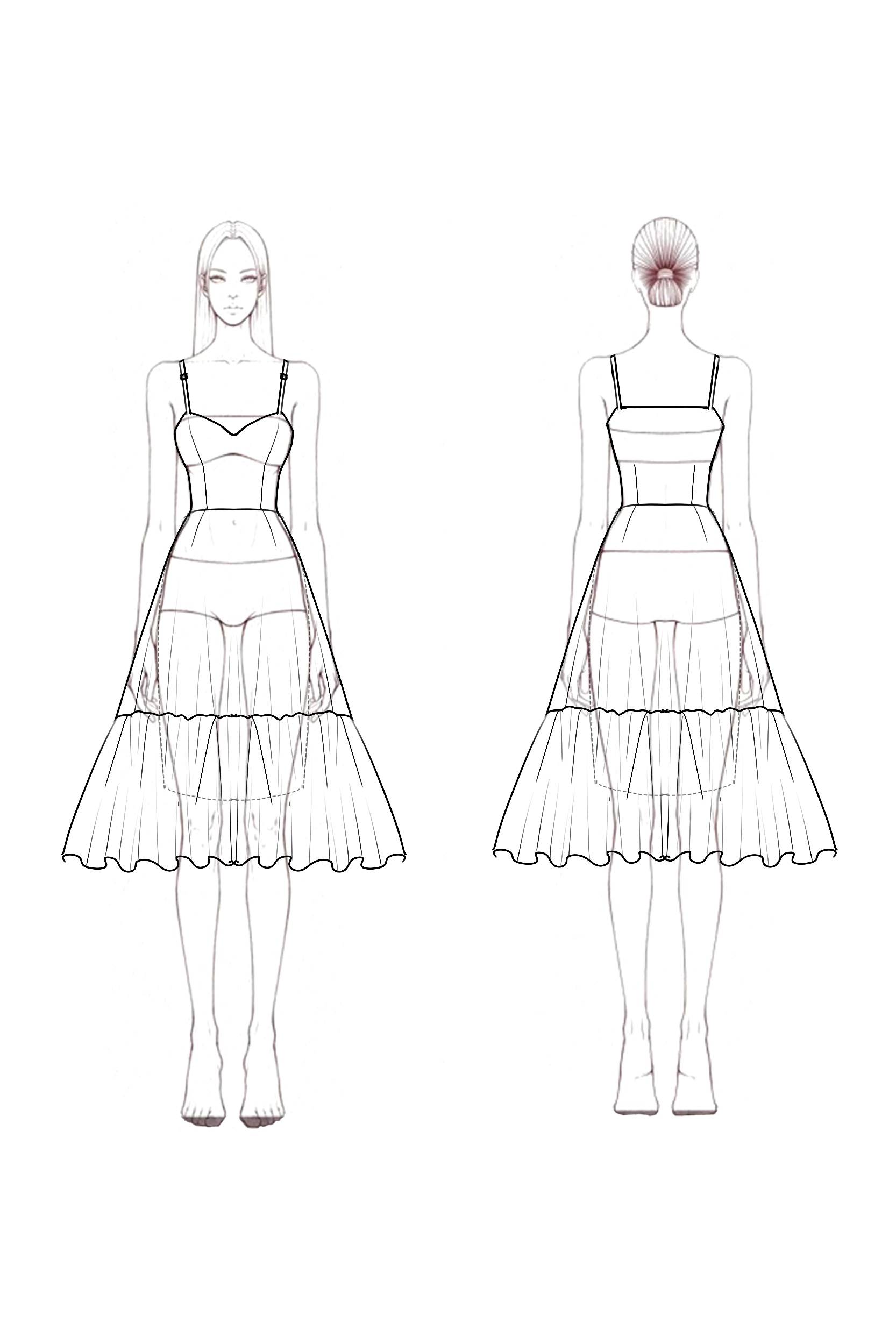 Homecoming Party Dress​​ Pink Spaghetti Strap Knee Dress