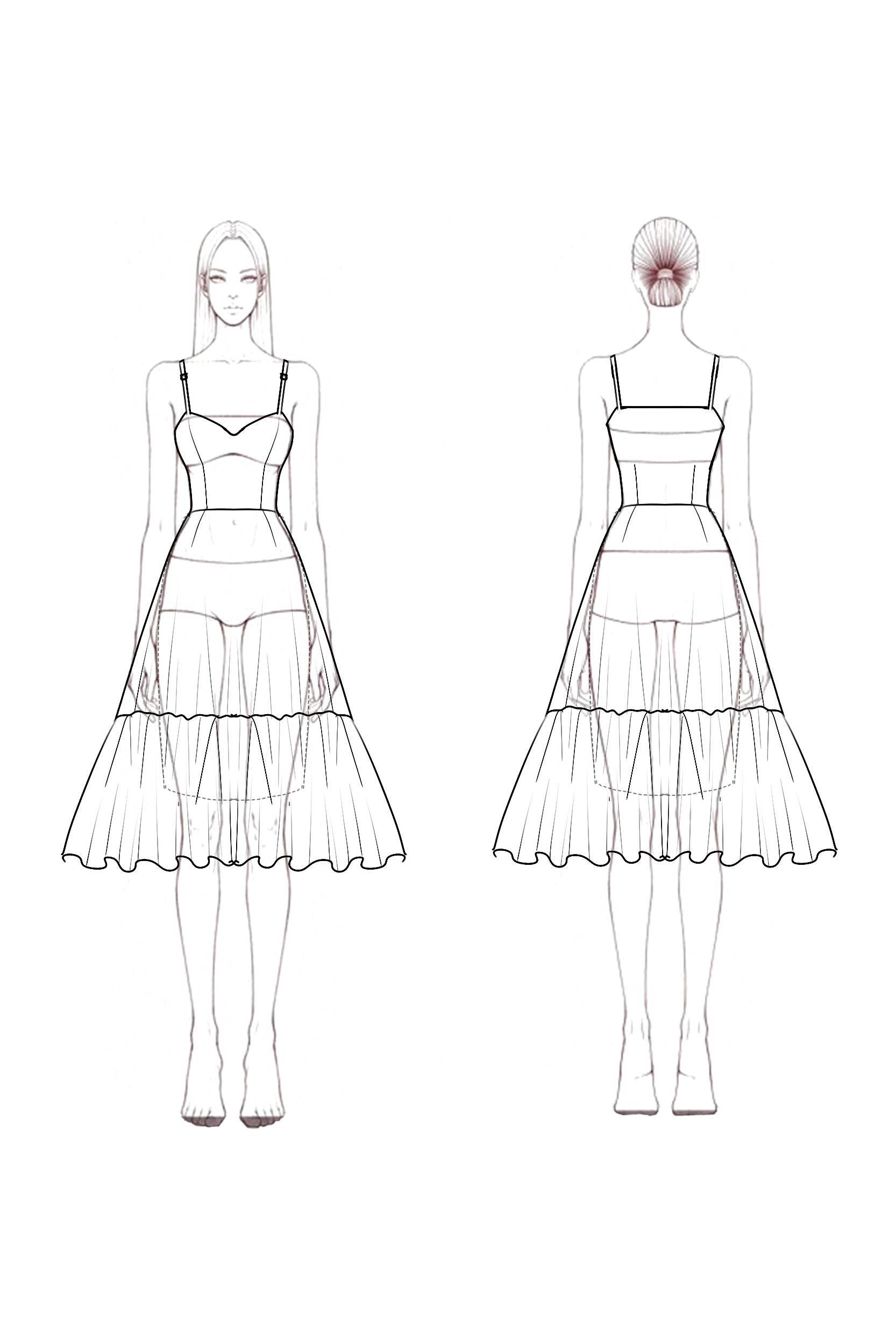 Homecoming Party Dress​​ Pink Spaghetti Strap Knee Dress